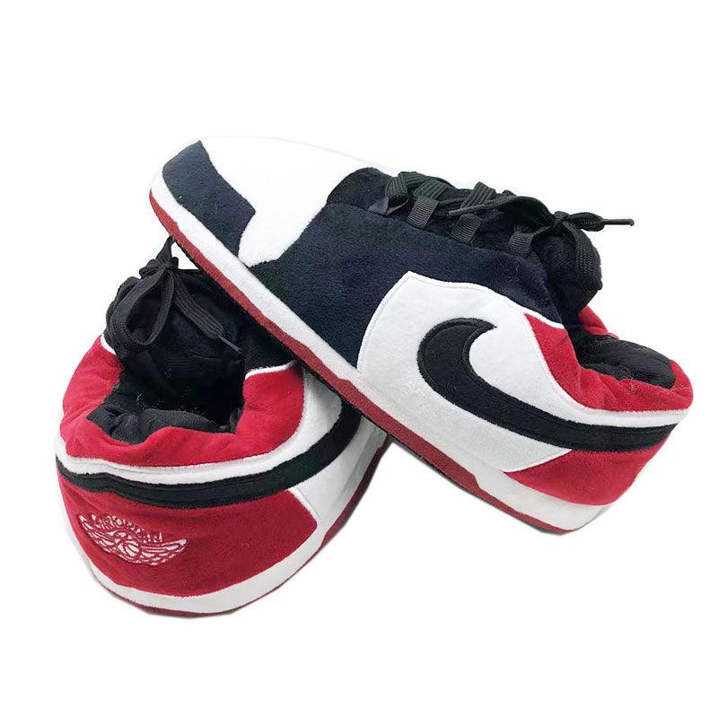 Red & White Low-Top Sneaker Slippers - Image 5